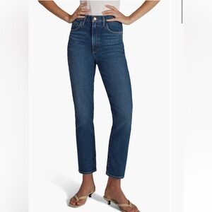 Favorite Daughter Blue Straight Leg Jeans